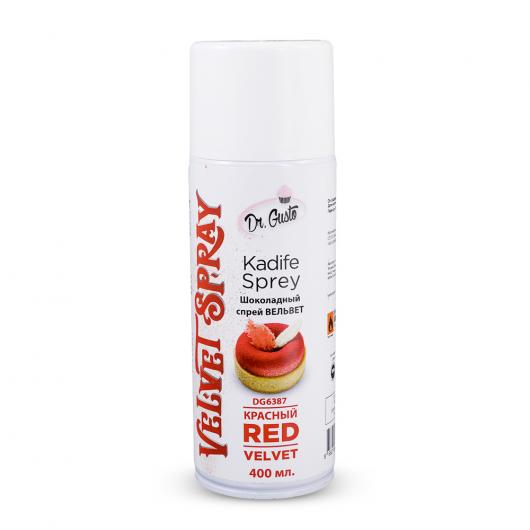 Шоколадный велюр Velvet Spray красный 400 мл