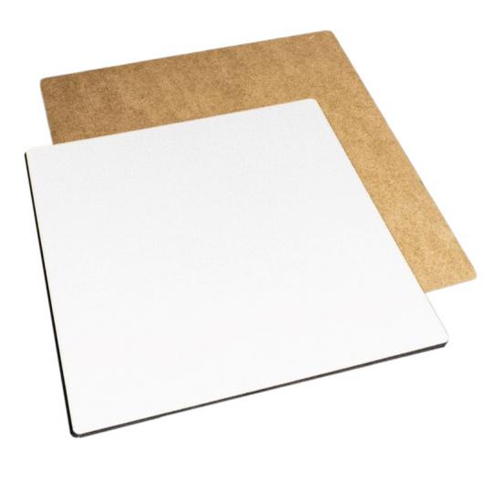 Подложка усиленная, ламинированная, 28*28 см, белая